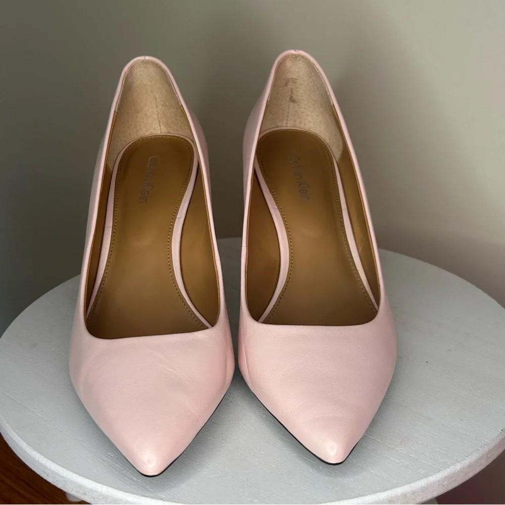 Calvin Klein Gayle Pump Heels Pale Powder Pink Womens - Picture 2 of 16